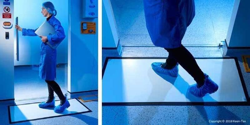 ALFOMBRA LAMINAS STICKY WHITE / MARCO-BASE