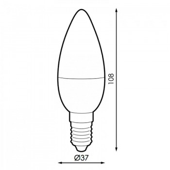 BOMBILLA LED SMARTHOME C37 6W (Rgb+Ccy)