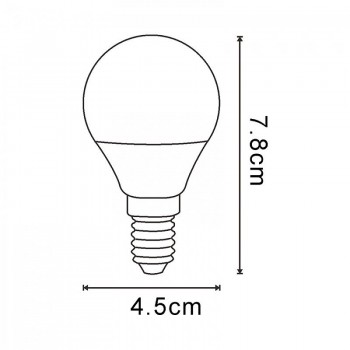 BOMBILLA LED SMARTHOME G45 6W (Rgb+Ccy)