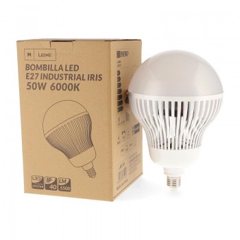 BOMBILLA LED E27 50W Industrial Iris - Dsc (6500K)