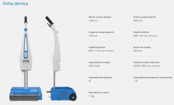 FREGADORA FLOORWASH F35 BLUE (ELECTRICA)