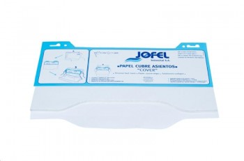 CAJA PAPEL CUBREASIENTOS WC (125 Hojas/u.x12 uds) JOFEL