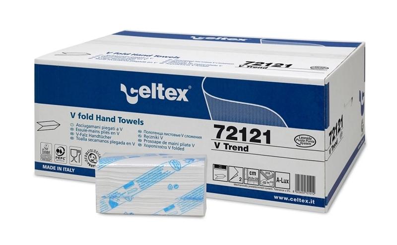 CAJA TOALLA V-FOLD PREMIUM 2C CELTEX -21,5 x 21- (3.150Ud.)