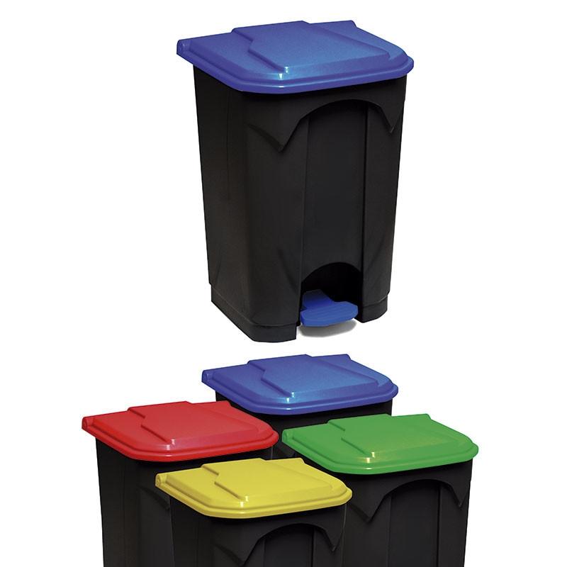 CONTENEDORES PAPELERAS KROSS TOP PEDAL 45 - 68 - 87 Lts (COLORES)
