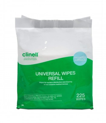 CLINELL UNIVERSAL WIPES REFILL 225 (RECAMBIO TOALLITAS)